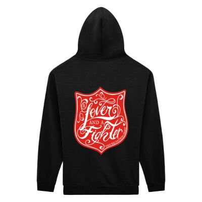Billy's a Lover and Fighter Zip Front Hoodie Thumbnail