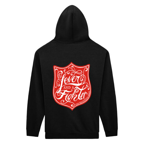Billy's a Lover and Fighter Zip Front Hoodie Thumbnail